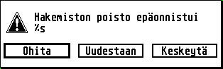 STDELDIR