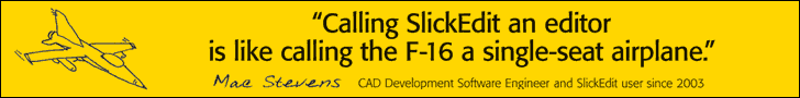 Slick Edit banner ad